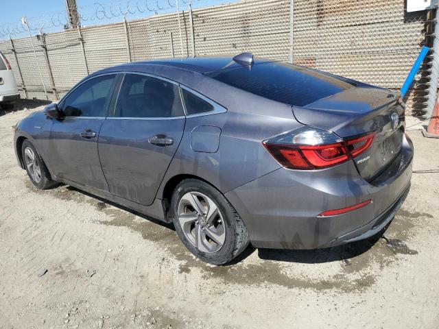 19XZE4F59KE012516 - 2019 HONDA INSIGHT EX GRAY photo 2