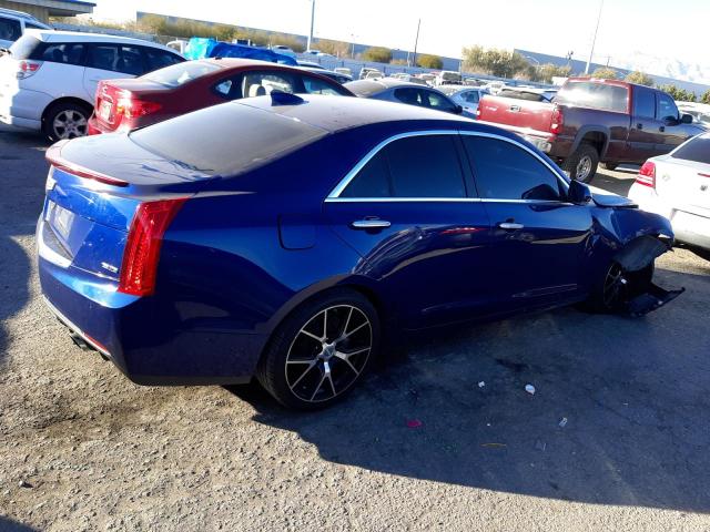 1G6AE5S36F0104370 - 2015 CADILLAC ATS PREMIUM BLUE photo 3