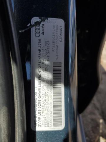 WAUGGAFC5CN057509 - 2012 AUDI A6 PREMIUM PLUS 灰色 照片 12