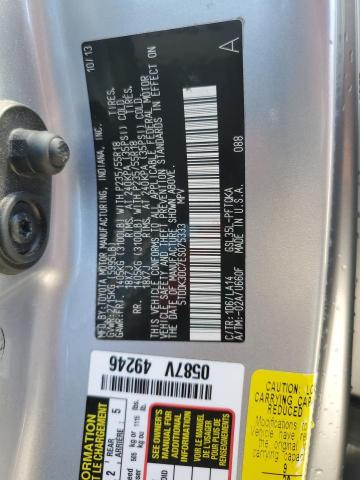 5TDDK3DC7ES075333 - 2014 TOYOTA SIENNA XLE SILVER photo 14