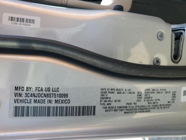 3C4NJDCN8ST510099 - 2025 JEEP COMPASS LIMITED SILVER photo 13