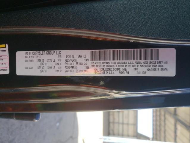 1C4BJWDG9CL142625 - 2012 JEEP WRANGLER U SPORT Schwarz Foto 12