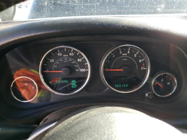 1C4BJWDG9CL142625 - 2012 JEEP WRANGLER U SPORT Schwarz Foto 9