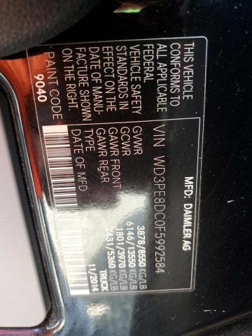 WD3PE8DC0F5992584 - 2015 MERCEDES-BENZ SPRINTER 2500 BLACK photo 13