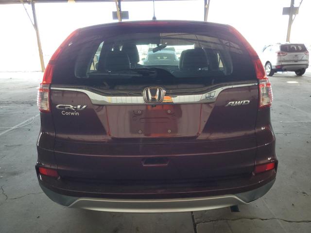 2HKRM4H5XFH692847 - 2015 HONDA CR-V EX Tünd qırmızı foto 6