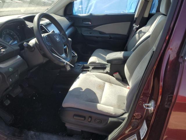 2HKRM4H5XFH692847 - 2015 HONDA CR-V EX Tünd qırmızı foto 7