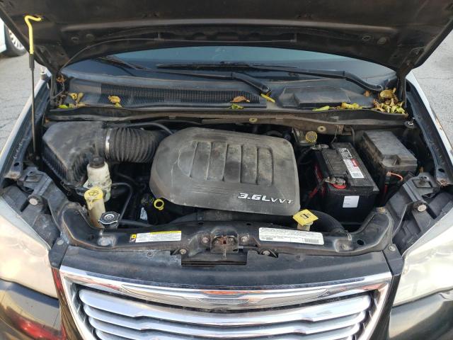 2C4RC1CG7CR143874 - 2012 CHRYSLER TOWN & COU TOURING L BLACK photo 12