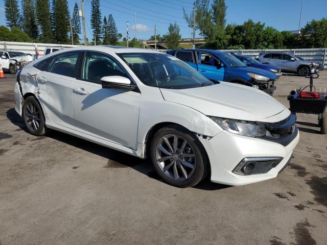 19XFC1F37KE013234 - 2019 HONDA CIVIC EX WHITE photo 4