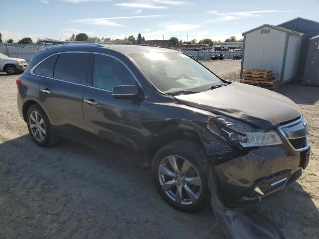 5FRYD3H82EB001970 - 2014 ACURA MDX ADVANCE BLACK photo 4