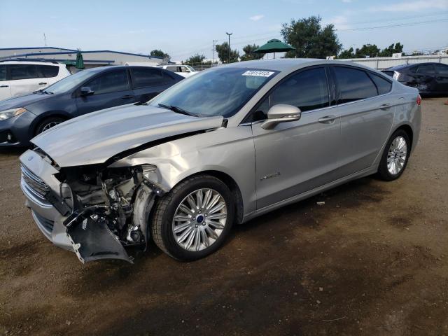 3FA6P0LU4GR195329 - 2016 FORD FUSION SE HYBRID CREAM photo 1