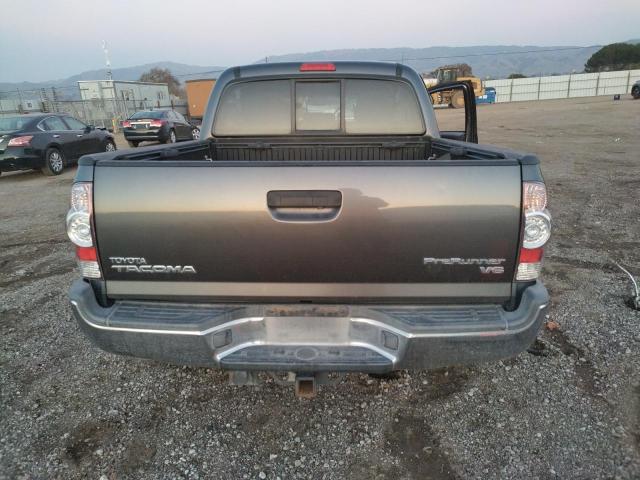 5TFJU4GN8DX049607 - 2013 TOYOTA TACOMA DOUBLE CAB PRERUNNER CHARCOAL photo 6
