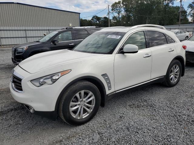 JN8CS1MU5DM142275 - 2013 INFINITI FX37 WHITE photo 1