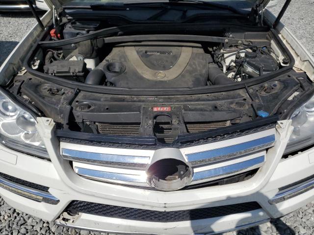 4JGBF7BE5CA767216 - 2012 MERCEDES-BENZ GL 450 4MATIC WHITE photo 12