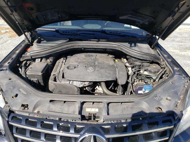4JGDA5HB1CA033312 - 2012 MERCEDES-BENZ ML 350 4MATIC BLACK photo 11