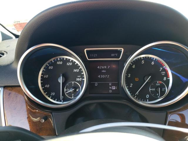 4JGDA5HB1CA033312 - 2012 MERCEDES-BENZ ML 350 4MATIC BLACK photo 9