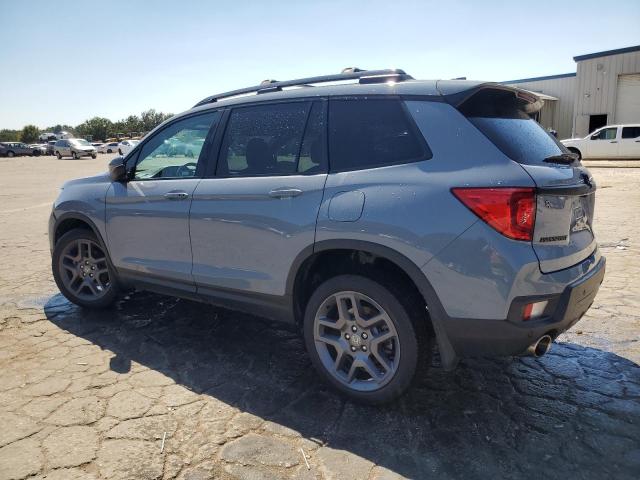 5FNYF7H51NB000513 - 2022 HONDA PASSPORT EXL BLUE photo 2