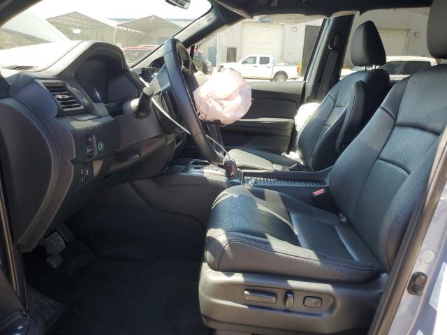 5FNYF7H51NB000513 - 2022 HONDA PASSPORT EXL BLUE photo 7