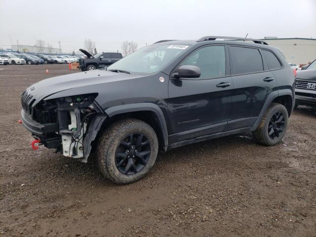 1C4PJMBS2FW619948 - 2015 JEEP CHEROKEE TRAILHAWK BLACK photo 1