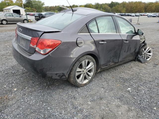 1G1PH5S95B7146297 - 2011 CHEVROLET CRUZE LTZ GRAY photo 3