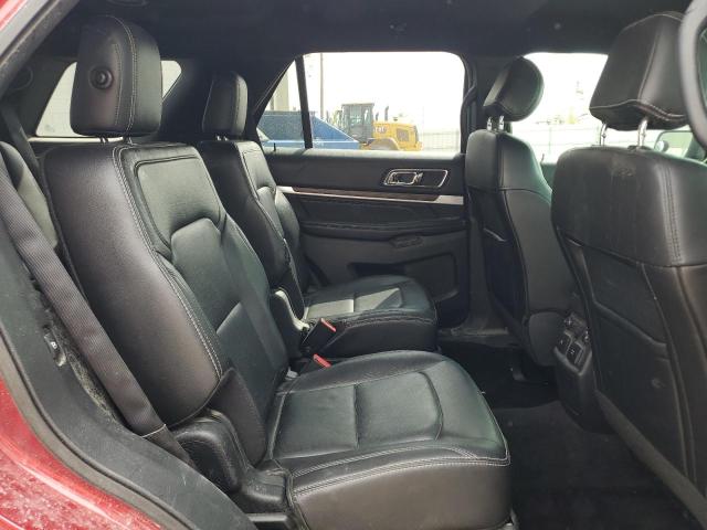 1FM5K7F84HGB38502 - 2017 FORD EXPLORER LIMITED Қызыл фото 11