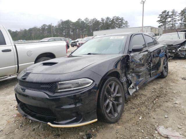 2C3CDXHG7LH241361 - 2020 DODGE CHARGER GT BLACK photo 1