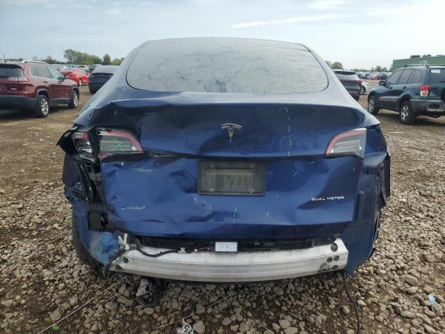 5YJYGDEE3MF153568 - 2021 TESLA MODEL Y Niebieski zdjęcie 6