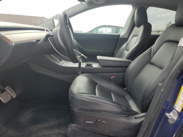 5YJYGDEE3MF153568 - 2021 TESLA MODEL Y Niebieski zdjęcie 7