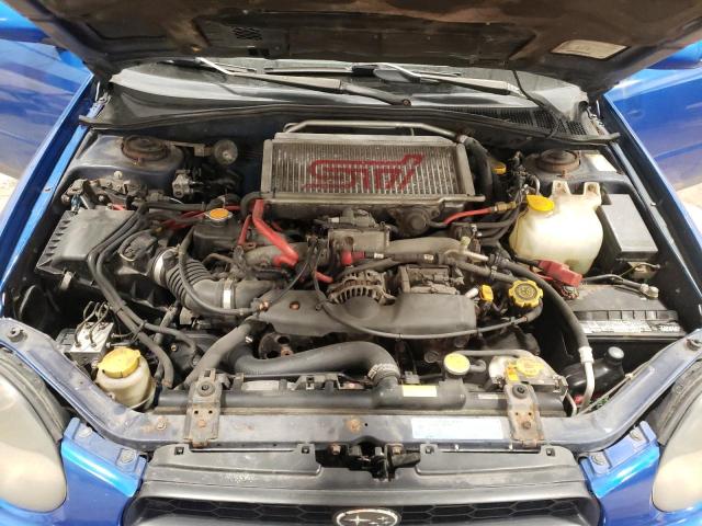 JF1GD29652G529787 - 2002 SUBARU IMPREZA WRX BLUE photo 11