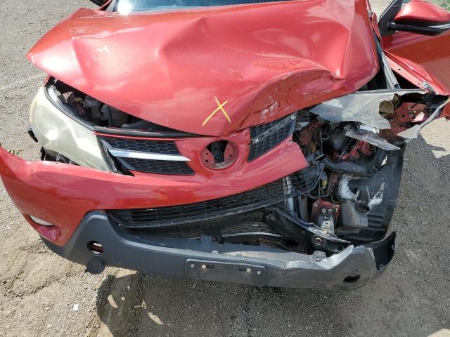 2T3WFREV0DW040727 - 2013 TOYOTA RAV4 XLE RED photo 11