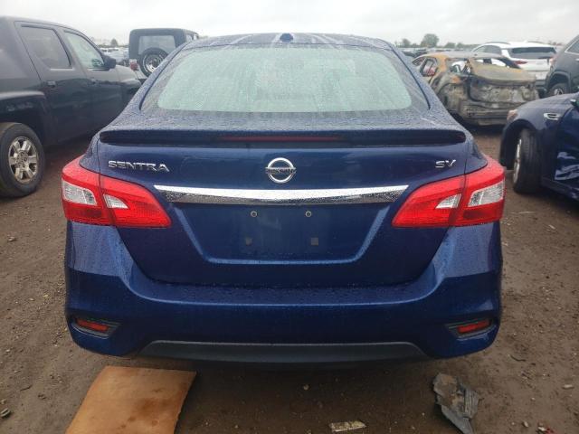 3N1AB7AP6HY263410 - 2017 NISSAN SENTRA S BLUE photo 6