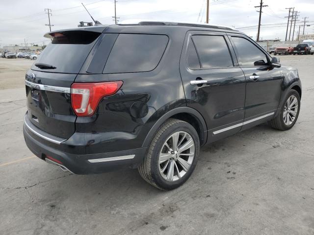 1FM5K7F82JGA70819 - 2018 FORD EXPLORER LIMITED BLACK photo 3