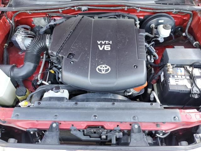 3TMJU4GN2BM120058 - 2011 TOYOTA TACOMA DOUBLE CAB PRERUNNER RED photo 11