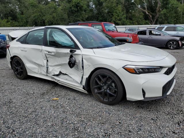 2HGFE4F87SH328211 - 2025 HONDA CIVIC SPORT WHITE photo 4