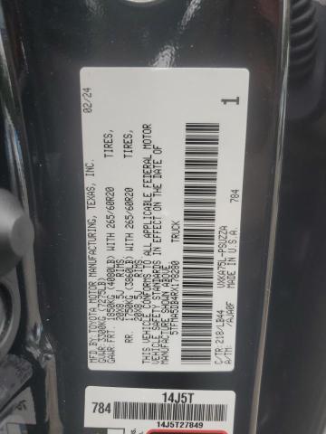 5TFMA5DB4RX178280 - 2024 TOYOTA TUNDRA CREWMAX PLATINUM Negro foto 12