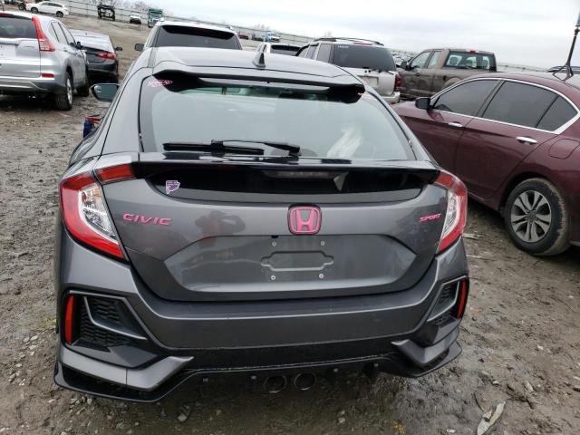 SHHFK7H46MU233097 - 2021 HONDA CIVIC SPORT GRAY photo 6