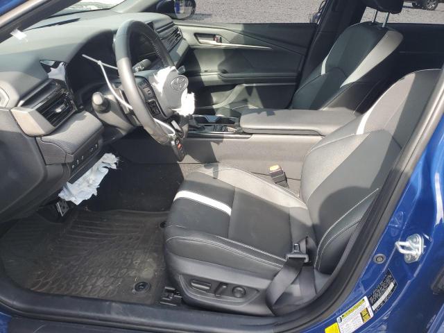 4T1DAACK4SU003931 - 2025 TOYOTA CAMRY XSE BLUE photo 7