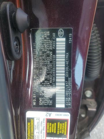 4T1BK3DB8BU402338 - 2011 TOYOTA AVALON BASE Bordeaux photo 23