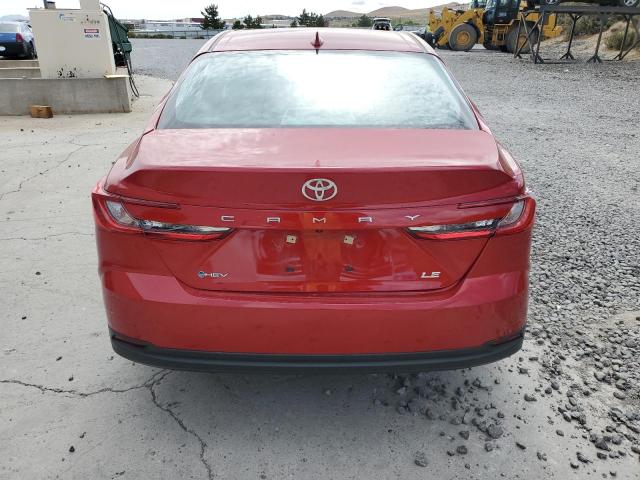 4T1DAACK7SU118944 - 2025 TOYOTA CAMRY XSE RED photo 6