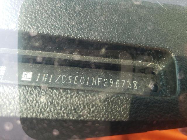 1G1ZC5E01AF296738 - 2010 CHEVROLET MALIBU 1LT GRAY photo 12