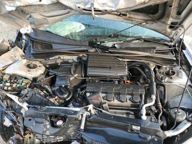 1HGEM22554L004680 - 2004 HONDA CIVIC LX Сріблястий фото 11