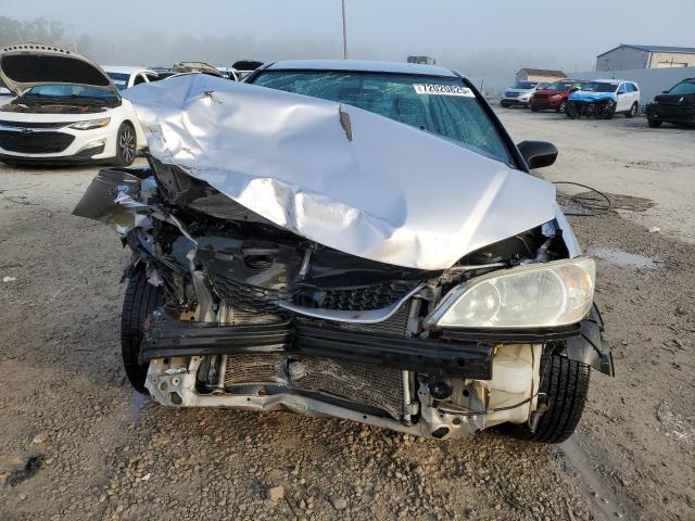 1HGEM22554L004680 - 2004 HONDA CIVIC LX Сріблястий фото 5