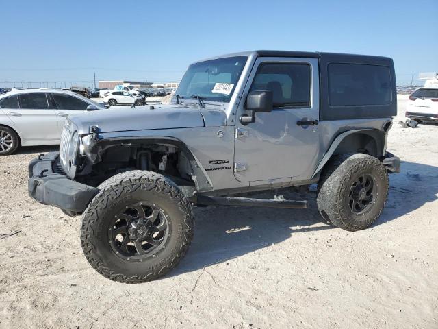 1C4AJWAG2FL746232 - 2015 JEEP WRANGLER SPORT SILVER photo 1