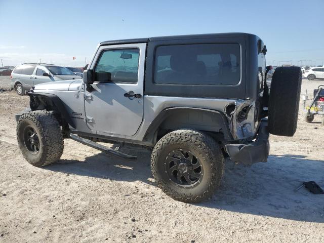 1C4AJWAG2FL746232 - 2015 JEEP WRANGLER SPORT SILVER photo 2