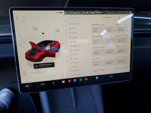 5YJ3E1ET6RF824994 - 2024 TESLA MODEL 3 RED photo 9