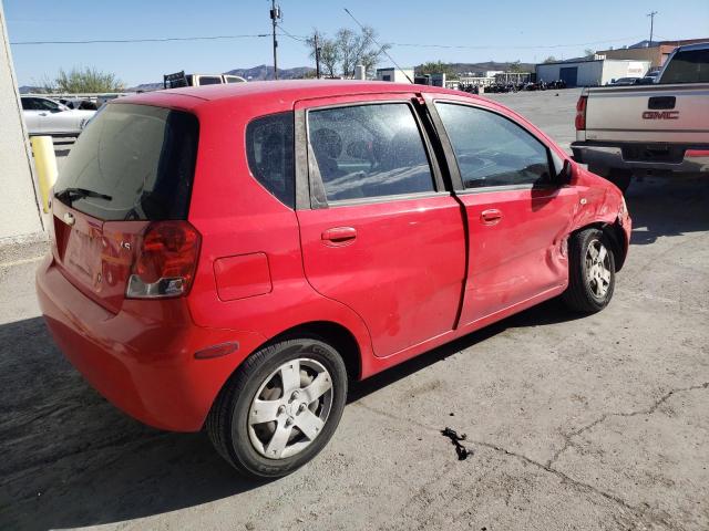 KL1TD666X7B713042 - 2007 CHEVROLET AVEO BASE RED photo 3