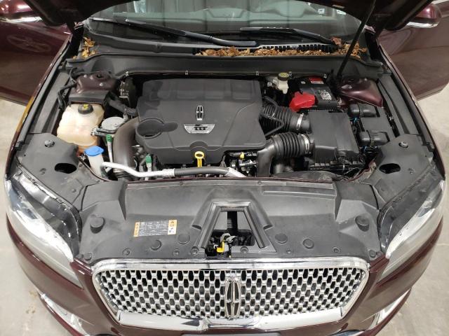 3LN6L5DC3HR620030 - 2017 LINCOLN MKZ SELECT MAROON photo 11