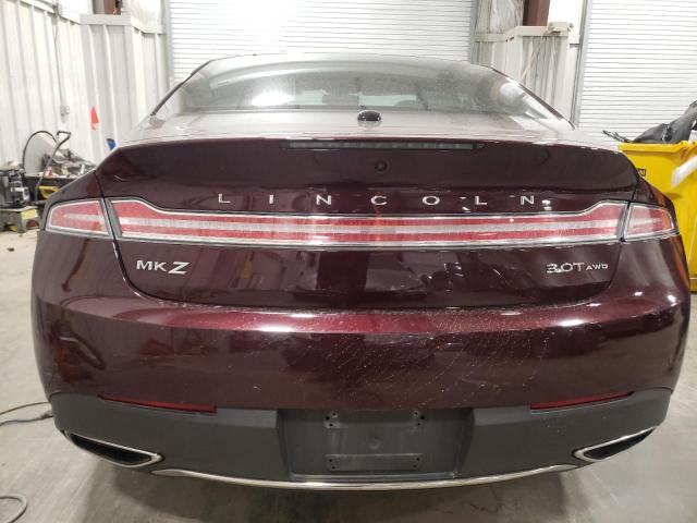 3LN6L5DC3HR620030 - 2017 LINCOLN MKZ SELECT MAROON photo 6