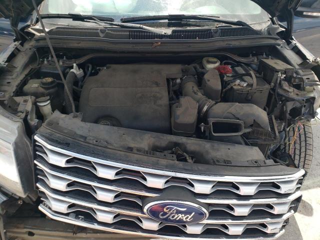 1FM5K7D81HGC12459 - 2017 FORD EXPLORER XLT 蓝色 照片 11