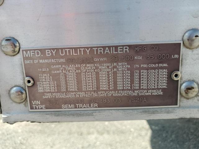 1UYVS2531CU428303 - 2012 UTILITY REFER TRLR SILVER photo 10