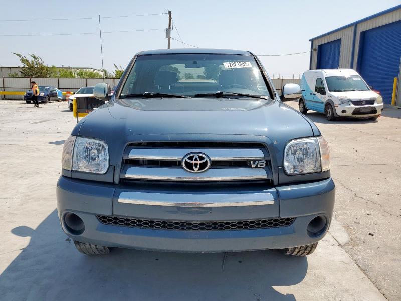 5TBET34136S532505 - 2006 TOYOTA TUNDRA DOUBLE CAB SR5 BLUE photo 5